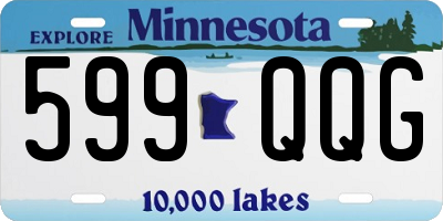 MN license plate 599QQG