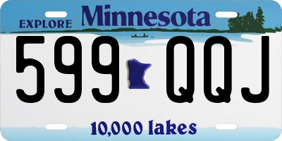 MN license plate 599QQJ