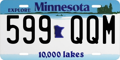 MN license plate 599QQM
