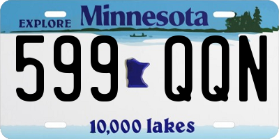 MN license plate 599QQN