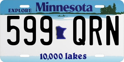 MN license plate 599QRN