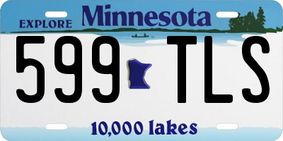 MN license plate 599TLS