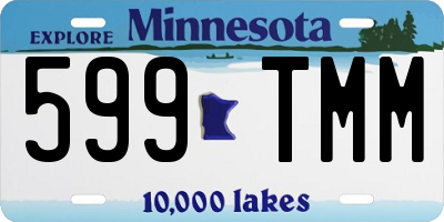 MN license plate 599TMM