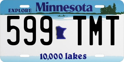MN license plate 599TMT