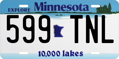 MN license plate 599TNL