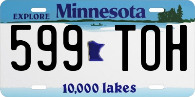 MN license plate 599TOH