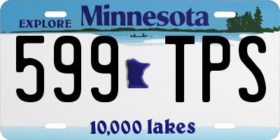 MN license plate 599TPS