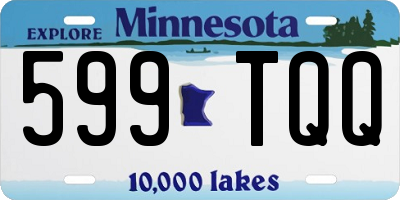 MN license plate 599TQQ