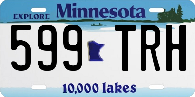 MN license plate 599TRH