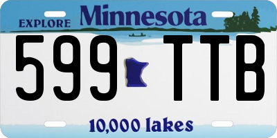 MN license plate 599TTB