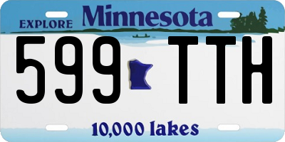 MN license plate 599TTH