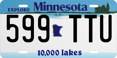 MN license plate 599TTU