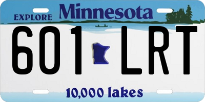 MN license plate 601LRT