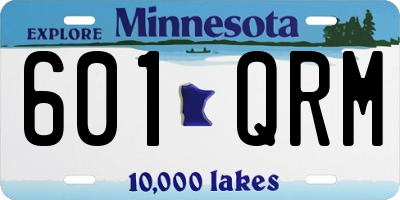 MN license plate 601QRM