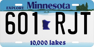 MN license plate 601RJT