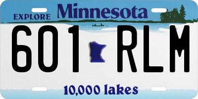 MN license plate 601RLM