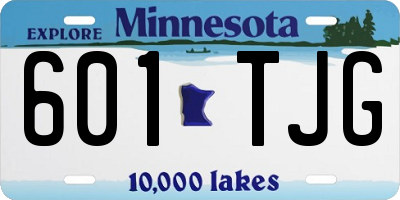 MN license plate 601TJG