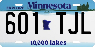MN license plate 601TJL