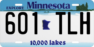 MN license plate 601TLH