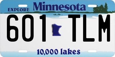 MN license plate 601TLM