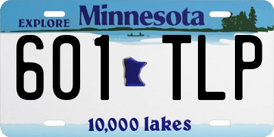 MN license plate 601TLP