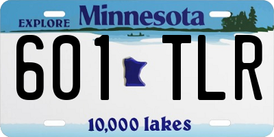 MN license plate 601TLR