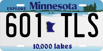 MN license plate 601TLS