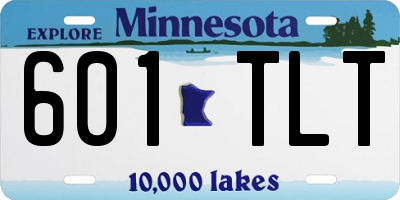 MN license plate 601TLT