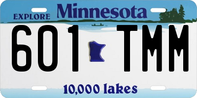 MN license plate 601TMM