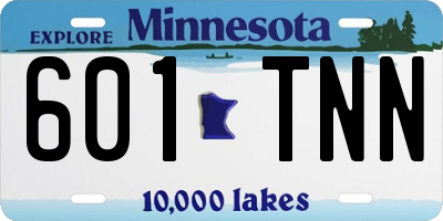 MN license plate 601TNN
