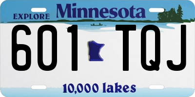 MN license plate 601TQJ