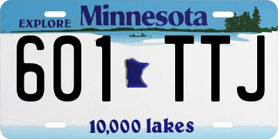 MN license plate 601TTJ