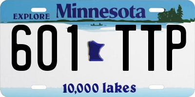 MN license plate 601TTP