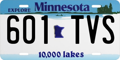 MN license plate 601TVS