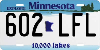 MN license plate 602LFL