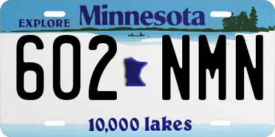 MN license plate 602NMN