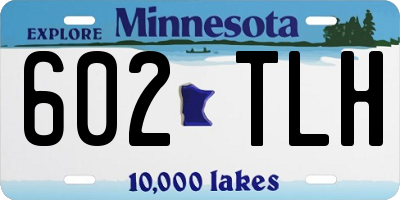 MN license plate 602TLH