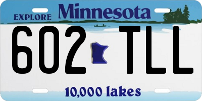 MN license plate 602TLL