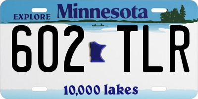 MN license plate 602TLR