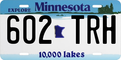 MN license plate 602TRH