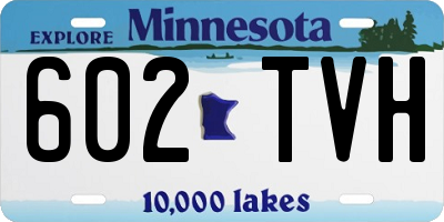 MN license plate 602TVH