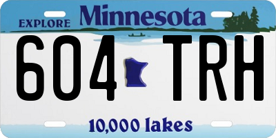 MN license plate 604TRH