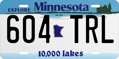 MN license plate 604TRL