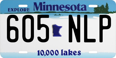 MN license plate 605NLP