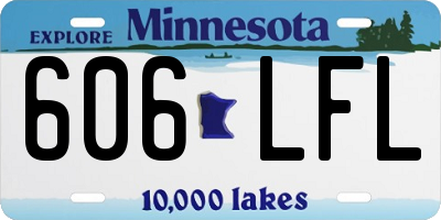 MN license plate 606LFL