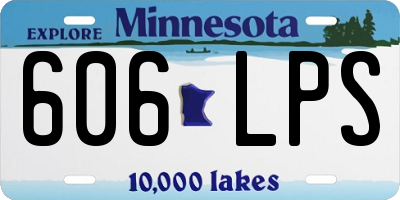 MN license plate 606LPS