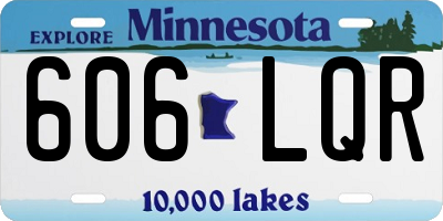 MN license plate 606LQR