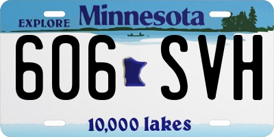 MN license plate 606SVH
