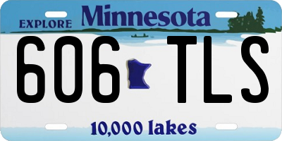 MN license plate 606TLS