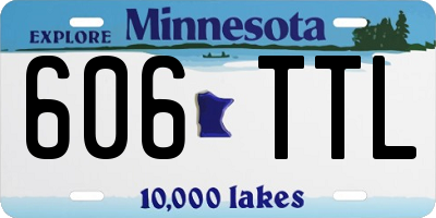 MN license plate 606TTL